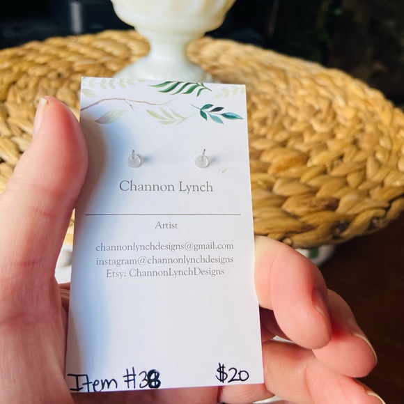 NWT artisan stainless steel original earrings - Picture 3 of 3